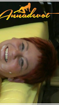 Cumshot - Ja geil, komm wichs mir deine heiße Sahne schön in meinen Mund und über mein Gesicht, darauf bin ich immer geil.