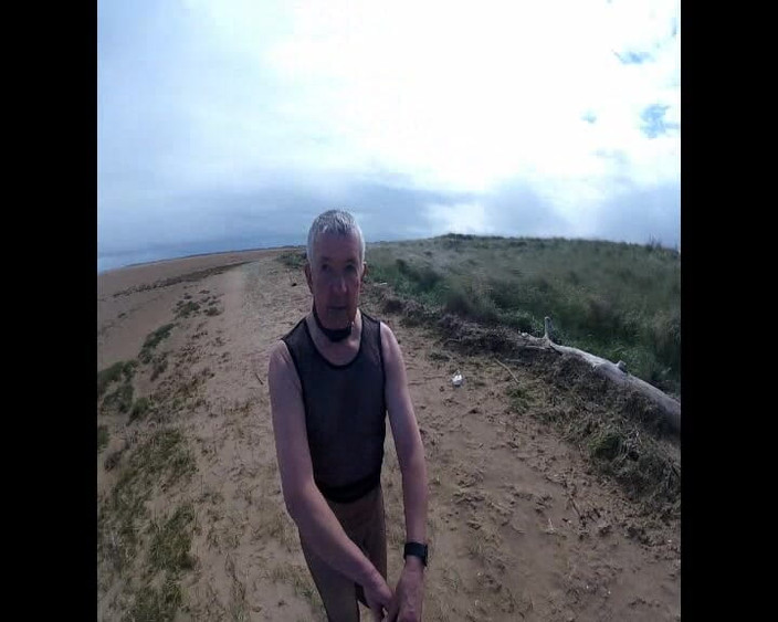 Andy: Showery Day on the Beach