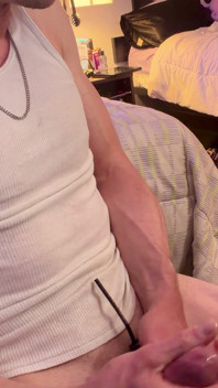 Watch as I Jerk off with Beater on Bust Big Close up of It