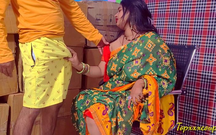 Topxxxcouple: Calda Bhabhi XXX scopata in Godown
