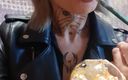 Alla Hale: Naughty Blonde Makes Flashing on Starbucks