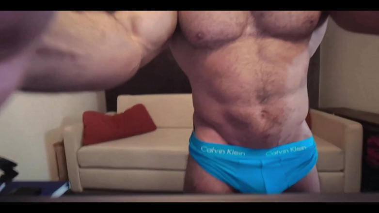 Benji Bastian: Straight Bodybuilder Shows off by Flexing and Posing Huge Muscular...