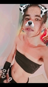 Masturbating