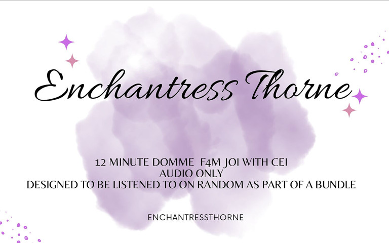 Femdom JOI CEI 08 (Enchantress Thorne)