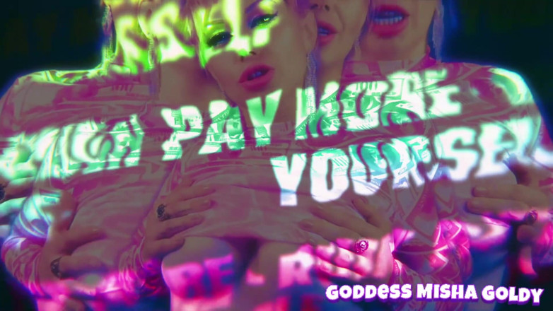 Goddess Misha Goldy: Financial mind fuck! Spend more than you thought - ruin yourself...