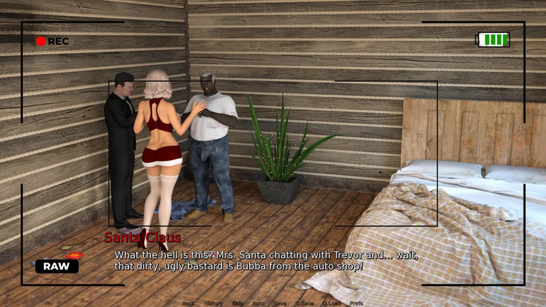 Dirty GamesXxX: Laura Christmas 2025: Cuckold Santa Claus Menonton Isteri Curangnya Urusan Seksual...