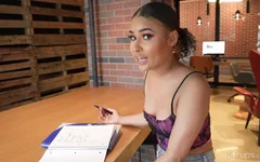 Smoking Hot Teen Gets Some Big Dick Help with Her Homework
