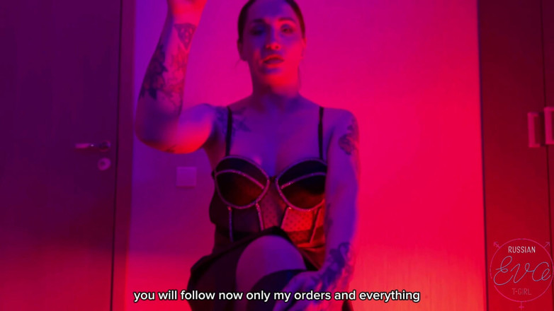 Eva Borisova: Dominna in trance slavo umilia schiavo