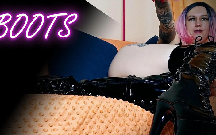 Lady_Angela: Lady angela oberschenkel hohe stiefel verehren domina pOV fetisch-göttin MILf...