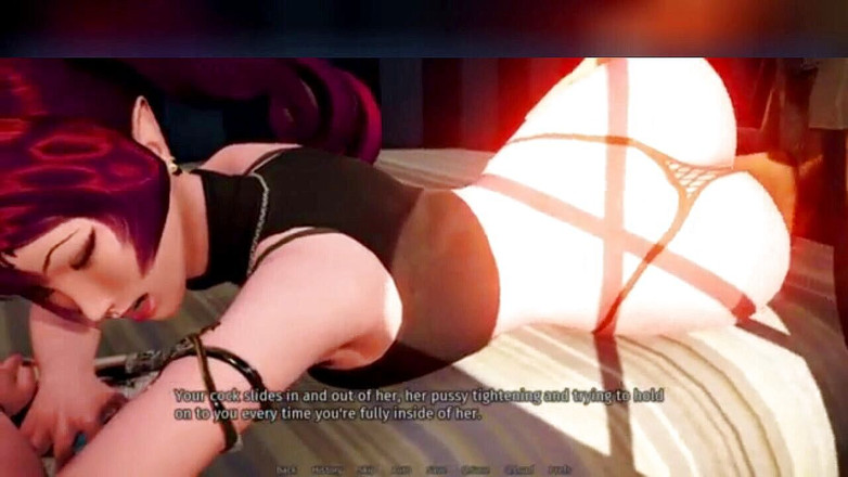 3DXXXTEEN2 Cartoon: Azraesha nabízí nějaké morální vedení, 3D porno kreslený sex