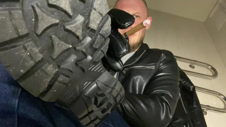 Hunky time: Leather Boss Smokes