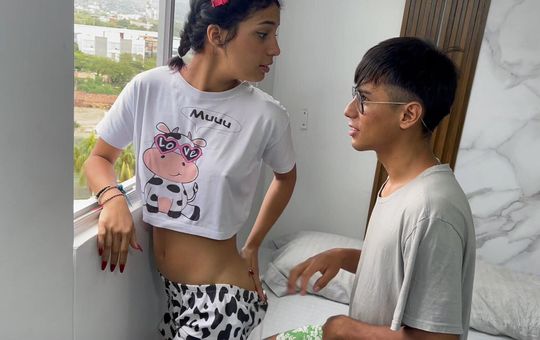 I Take Advantage of My Little Stepsister Looking Out the Window, to Give Her the Fuck of Her Life.