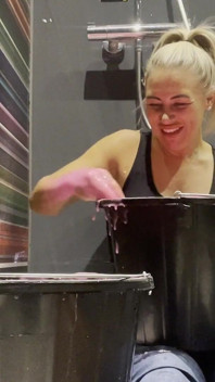 Callie Gets Pink Gunged