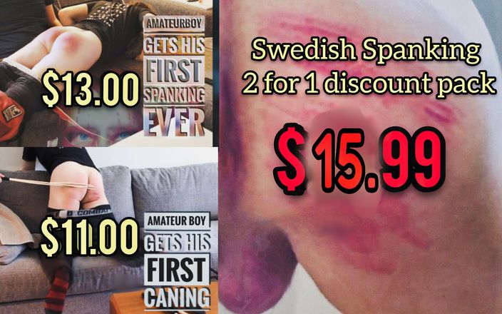 Swedish Spanking Amateur boy: Amateurboy Oznob Oznofla klapsy 2w1 pakiet rabatowy