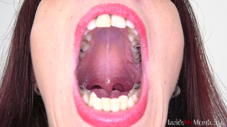 Inside My Mouth: Ústa fetiš klip s Ali Bordeaux fullhd - Uvnitř mých úst
