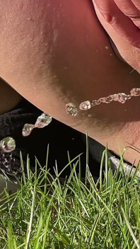 My Open Pussy, Look What I'm Doing on the Lawn