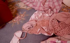 Horny Asian Lesbian Gets Her Ass and Pussy Licked by Her Busty Pink Haired Flatmate