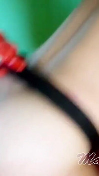 Testing a New Belt for Pegging. Strapon Active POV