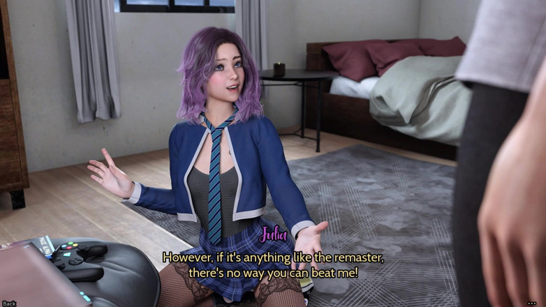 3D Cartoon Porn: Verse vrouwen 8 - Julia &amp; Simon stripvideospel - verliezer verliest kleren