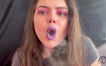 Smokey Seductress: Purple Passion Pink Cigars