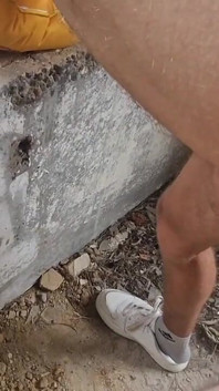A Young Fucker in an Abandoned Factory Met His Stepdaddy and Fucked His Holes Hard Until He Came