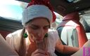 Princess Poppy: Weihnachten blowjob auf dem rücksitz