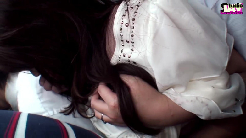 Studio JAV Launcher: Crowded Bus Tension, Young Wife Stays Still as a Risky...