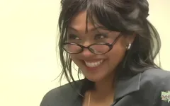 The Amazing Mika Tan and Her Asian Friend Shared a Guys Schlong with Their Mouths.