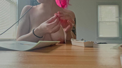 lilredvelvettt: Ngực trần lego xây dựng asmr