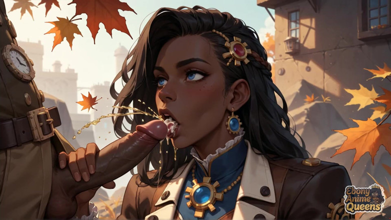 Ebony Anime Queens: Dewi-dewi yang panas dan gelap jahat dalam percintaan yang berkuasa...