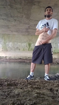 Playing with My Pet Under the Bridge
