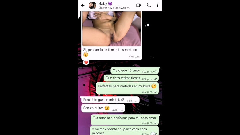 Natasha Caseros: Hot Whatsapp Conversation with My Girlfriend's Ends in Happy Ending -...