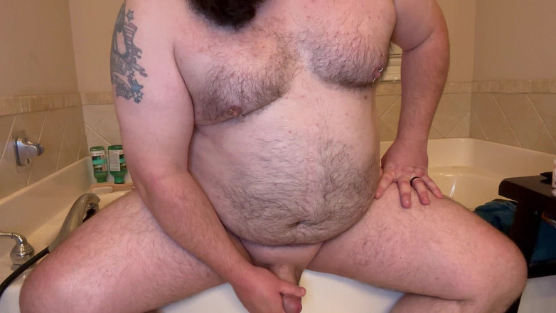 Chubby Freak: Un papa pulpeux caresse, utilise un jouet pipe et un...
