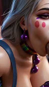 Clown Makeup MILF Had a Good Day, 100% Ai Generated