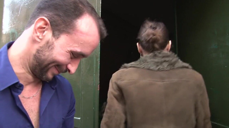 Nude in France: Hot bitch fucks cock with enormous tits