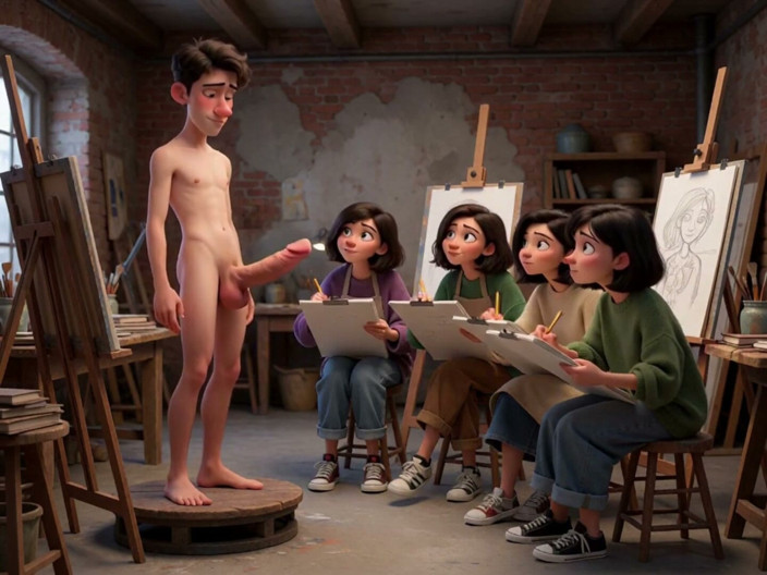 My night collection: A Painting Class That Ended in an Unusual Way; Besides...