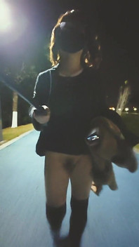 Showing off My Slutty Butt on the Road.part 14