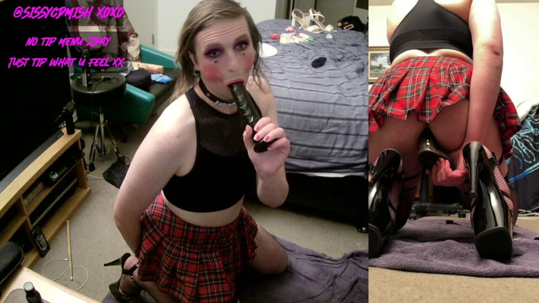 SissyCDMish: Sissycdmish - повія, яка любить великий чорний член у ажурних панчохах і на підборах