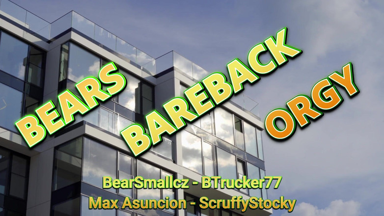 ScruffyStocky: Orgie bez sedla s chlupatými medvědy, kteří se neustále šukají bez...