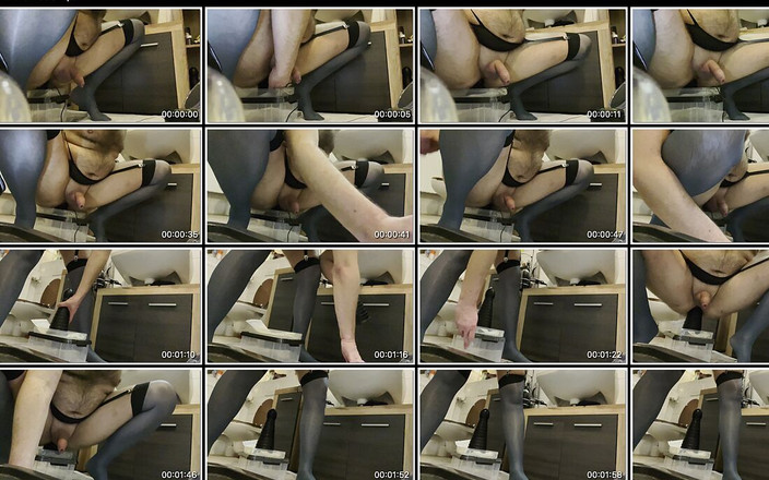 Fist foot fountain: Ass Gape Trénink 1