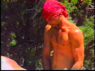 Gays Case: Muscular cowboy gets on his knees to give wet deepthroat...