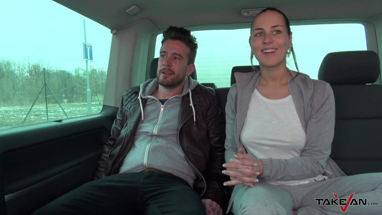 Take Van: Mea Melone &amp; Wendy Moon join hardcore orgy in dirivng car