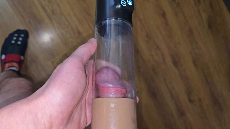 Fap_man93: Orgazmdan sonra - yarağımı döl dolu vakum pompasına pompalıyorum