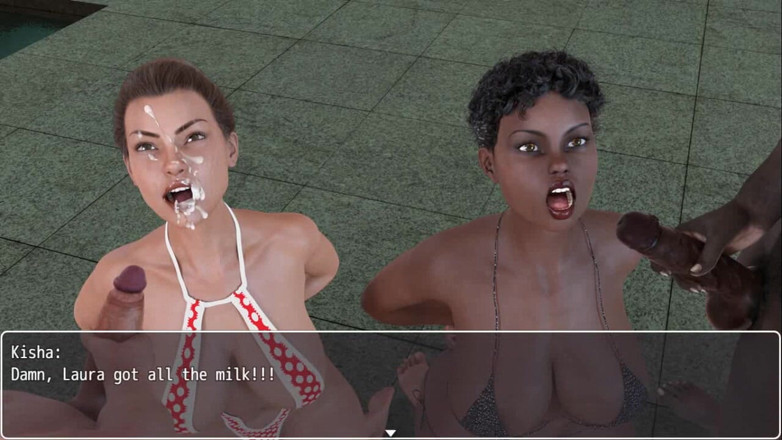 Dirty GamesXxX: Laura, wellustige geheimen: interraciale seks en cumshot ep.20