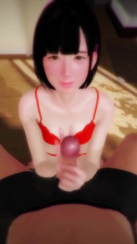 Asyalı kız arkadaş harika bir elle muamele çekiyor: 3 boyutlu porno bakış açısı