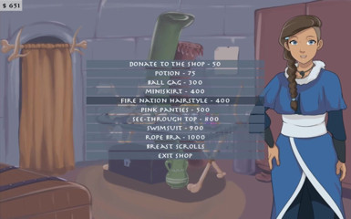Cartoon Play: Four elements trainer part 6 (Book 1 water) (Slave route)