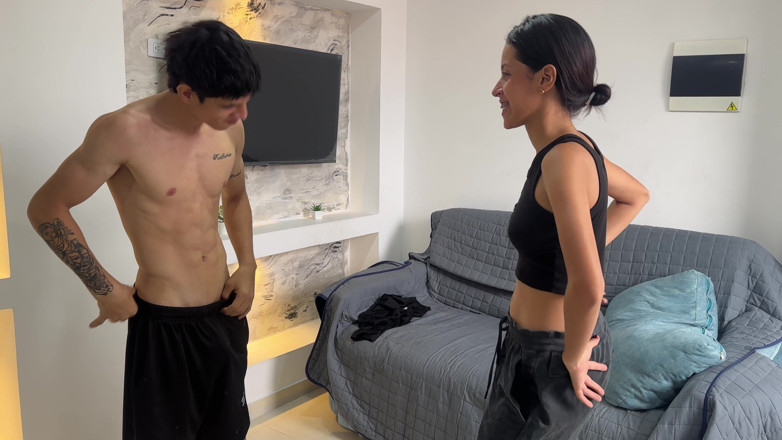 hopesex: Vado a casa con il mio personal trainer muscoloso per...