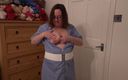 Littlevixen: MILF in Nurse Uniform Playing with Boobs