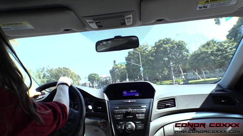 Horny Household: Une belle-mère récompense son beau-fils avec une pipe en voiture