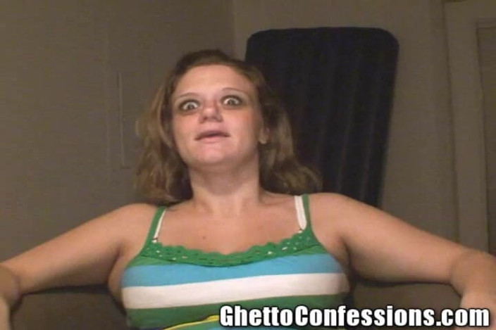 Ghetto Confessions: Gravid vit slampa svart kuk älskare 3 baby daddies avsugning sväljer